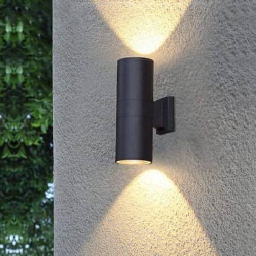 Noura outdoor LED wall light 2x9W up down for exterior facade lighting in Qatar